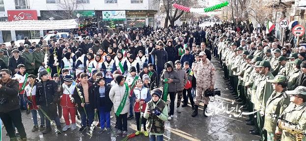گزارش تصویری اخبار ملکان از مراسم یوم اله ۱۲ بهمن در شهرستان ملکان