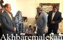 دیدار مدیرکل فرهنگ و ارشاد اسلامی استان با خانواده شهید سرانجام