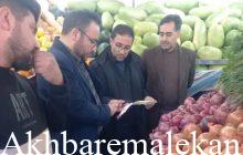 ۳۲۲ مورد بازرسی از بازار عرضه کالا در راستای اجرای طرح نظارتی شب یلدا در استان