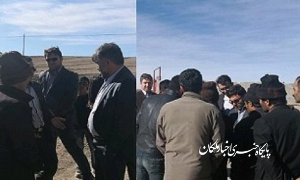 بازدید دادستان ملکان از روستای باباکلک