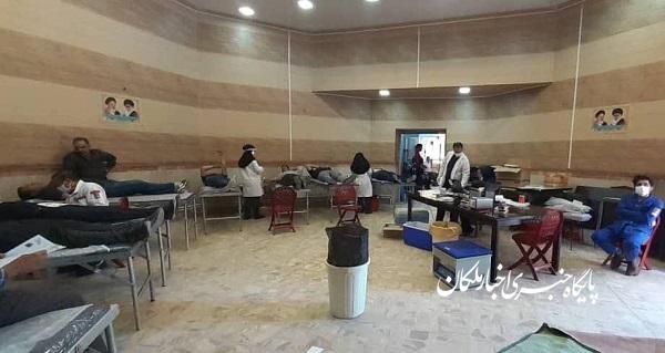 اخذ ۹۳ واحد خون سالم از داوطلبان اهدای خون در ملکان