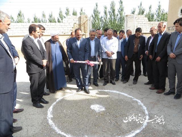آغاز عملیات احداث مدارس ۱۲ کلاسه هاجر و امید ملکان
