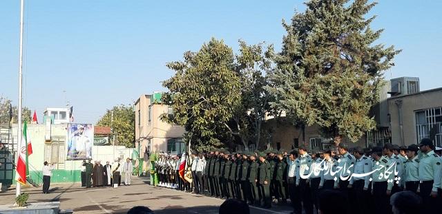 گزارش تصویری/برگزاری مراسم صبحگاه نیروهای مسلح در شهرستان ملکان