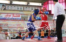 ایستادن بوکس ملکان در جایگاه سوم استان