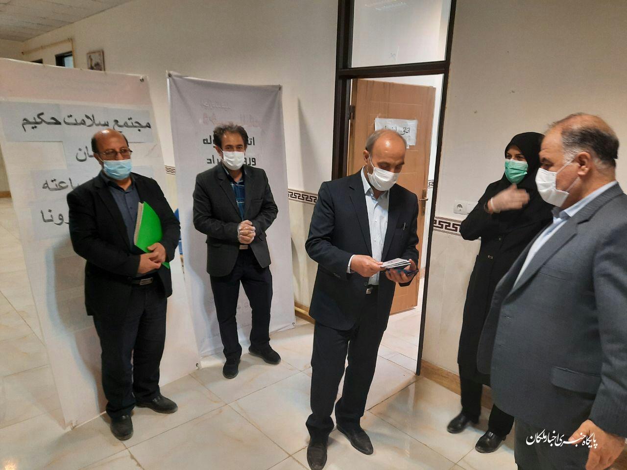 بازدید رییس دانشگاه علوم پزشکی تبریز از مرکز جامع سلامت حکیم ملکان