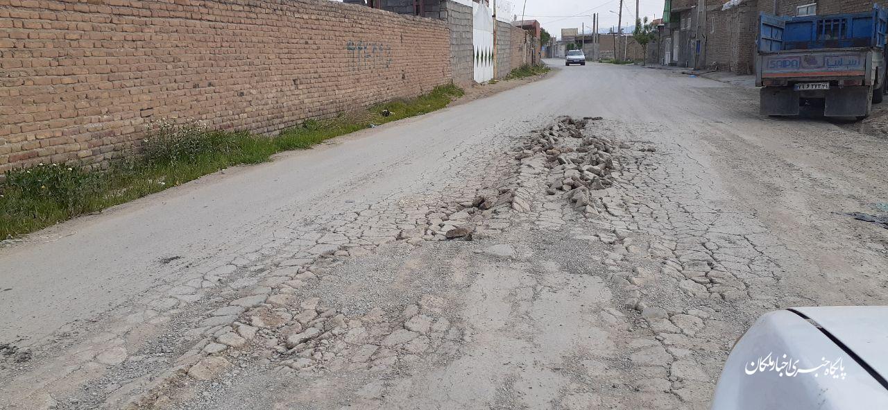 گزارش تصویری اخبار ملکان از وضعیت نامناسب کوچه پشت بوتان گاز شهر ملکان!