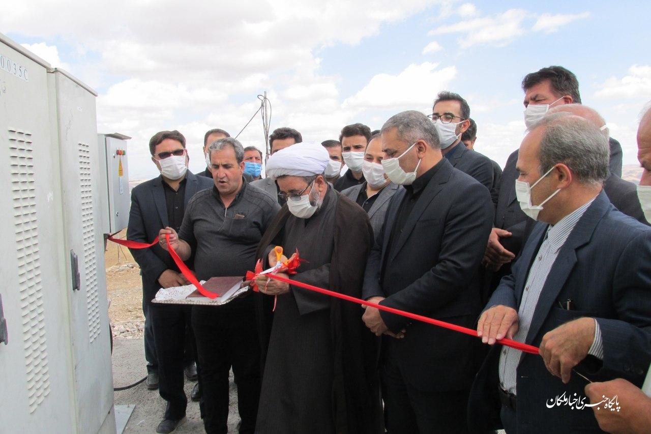 افتتاح ایستگاه تقویت تلفن همراه روستای قوزلو شهرستان ملکان