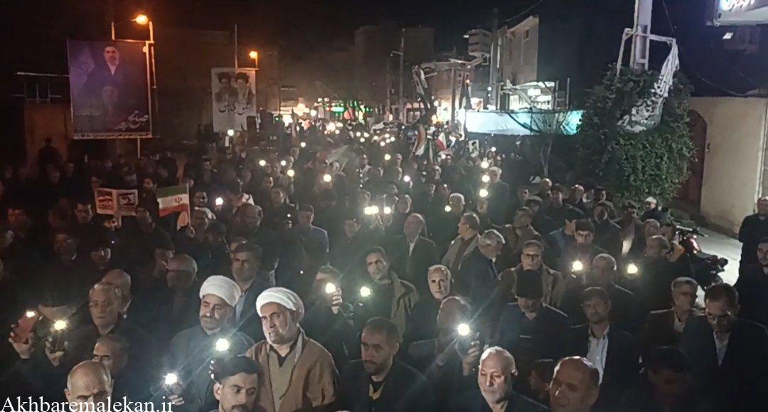 چهارشنبه سوری متفاوت با شکل شیطان سوزی در شهرستان ملکان