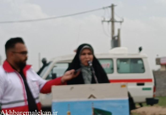 کلنگ زنی پایگاه امدادی خیرساز شهرستان ملکان
