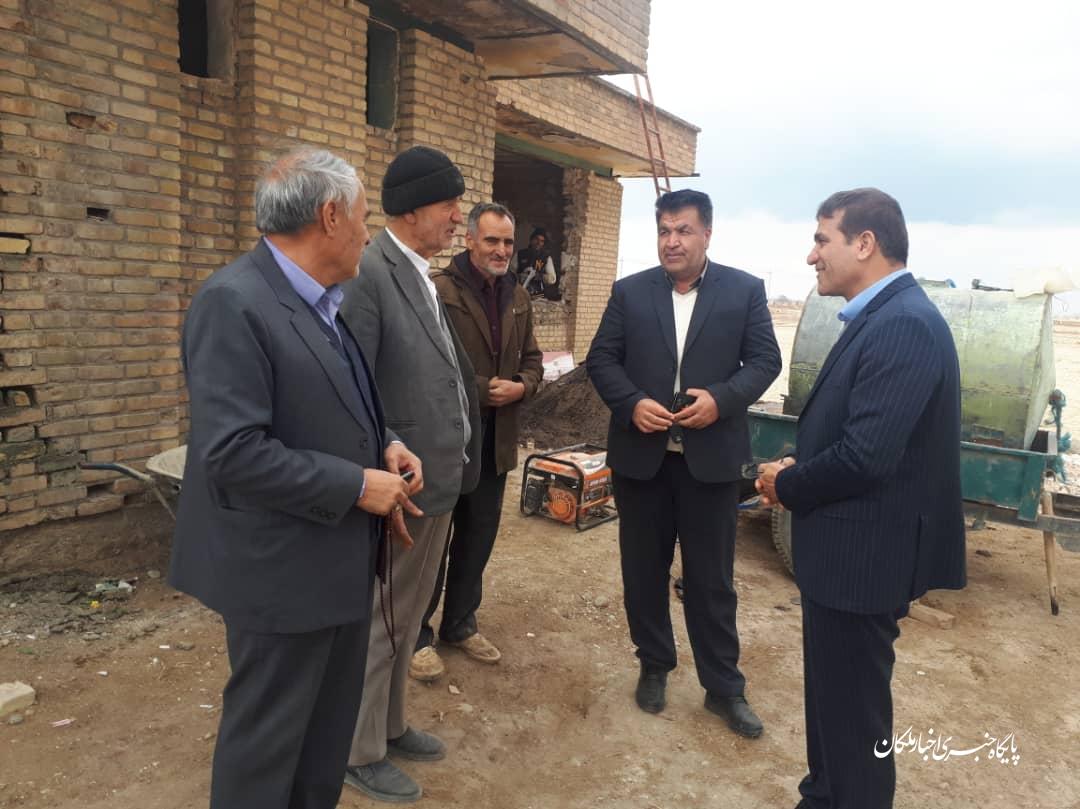 بازدید نماینده مردم ملکان از شهرک گلخانه این شهرستان