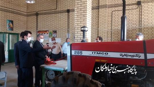 بازدید فرماندار ملکان از مرکز آموزش فنی و حرفه ای این شهرستان بمناسبت روز مهارت