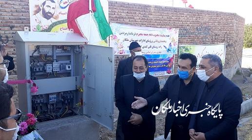 ۸ طرح توسعه خط و پست هوایی مدیریت برق شهرستان ملکان افتتاح شد