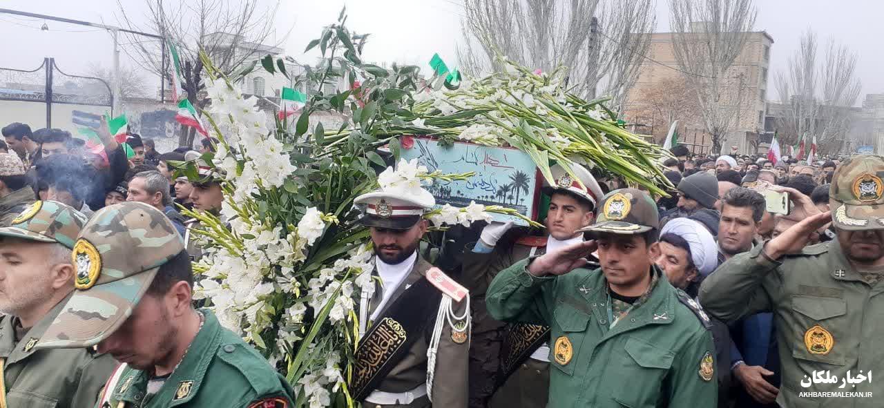 گزارش تصویری اخبار ملکان از استقبال باشکوه مردم شهرستان ملکان از شهید گمنام