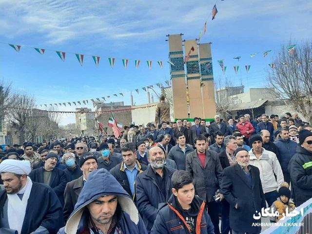 حضور باشکوه مردم بخش لیلان در راهپیمایی ۲۲ بهمن+ تصاویر