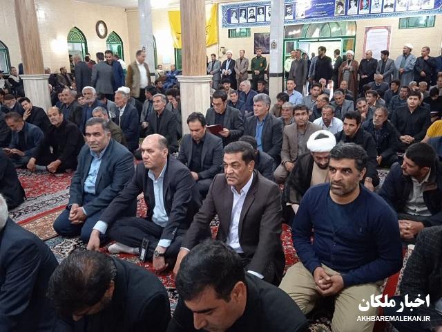 گزارش تصویری / مراسم بزرگداشت شهادت رئیس جمهور در شهرستان ملکان برگزار شد