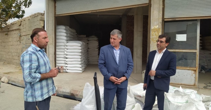 بازدید مدیر شرکت خدمات حمایتی کشاورزی استان از کارگزاری لیلان