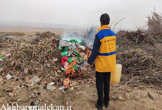 معدوم سازی ۳۲۰ کیلوگرم گوشت مرغ و دامی و آلایش غیر بهداشتی در شهرستان ملکان