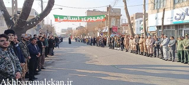 مراسم گرامیداشت ۱۲ بهمن سالروز ورود تاریخی حضرت امام خمینی(ره) در شهرستان ملکان برگزار شد
