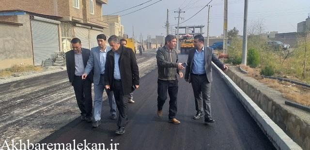 آسفالت ریزی؛ زیرسازی و جدول کشی  بیش از ۵۰ هزار مترمربع از معابر روستای لکلر