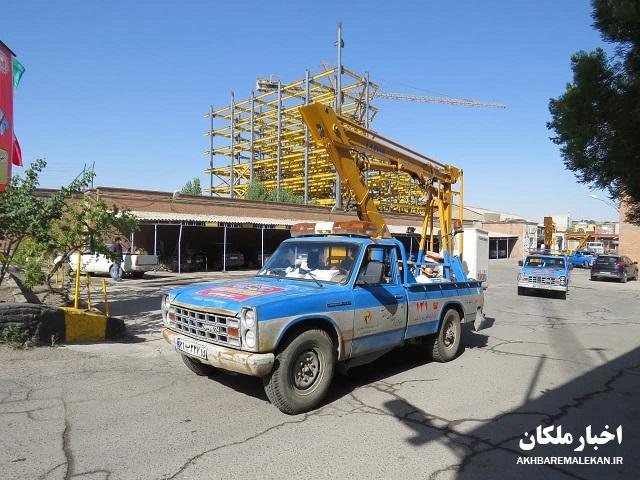 اجرای مانور مشترکی برقی بین شهرستانهای مراغه،ملکان،بناب و عجب شیر