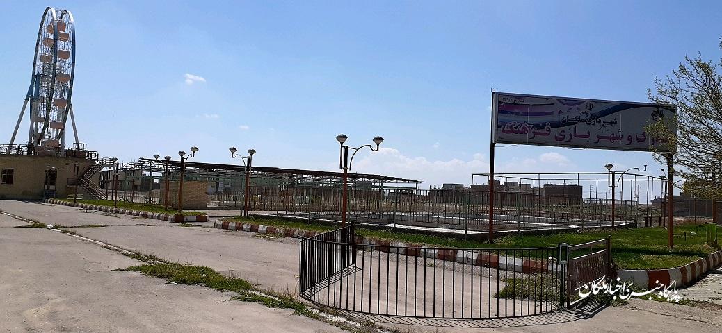 تعطیلی چندین ساله پارک و شهربازی فرهنگ ملکان و توضیحات شهردار و عضو شورای شهر در این خصوص!