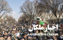 تشییع پیکر شهدای حادثه سقوط هواپیمای جنگی در تبریز برگزار شد