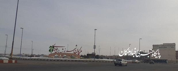 مقام نخست استانی ورودی خودروها از اتوبان میاندوآب به ملکان در اولین روز بهار ۹۹!