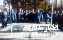 عطرافشانی گلزارهای شهدای آذربایجان شرقی بمناسبت هفته بسیج