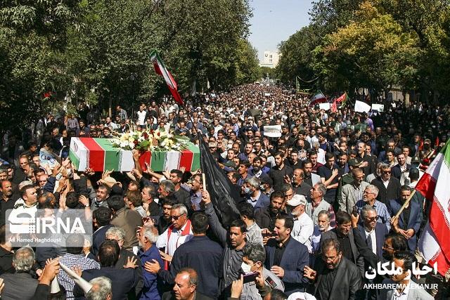 پیکر شهید مدافع امنیت در تبریز تشییع شد