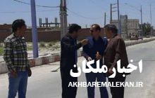 بازدید مهندس مسکینی معاون عمرانی فرماندار ملکان از پروژه اصلاح و توسعه شبکه آبرسانی مبارک شهر