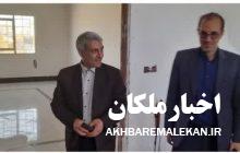 بازدید فرماندار ملکان از پروژه ساختمان شهرداری و آتش نشانی مبارک شهر