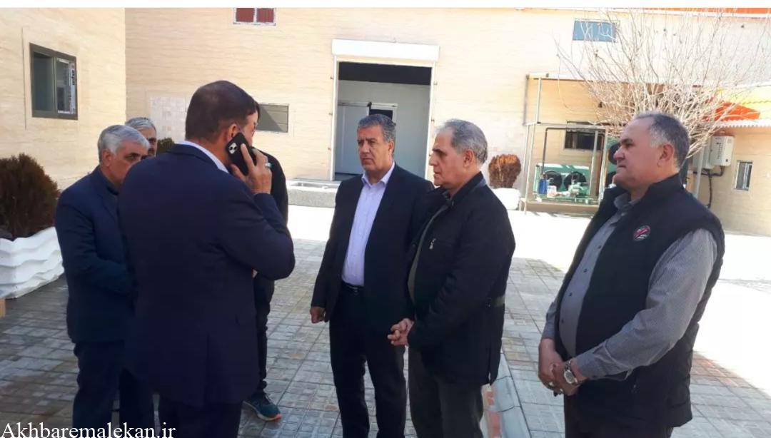 بازدید فرماندار ملکان از شرکت بسته بندی گوشت و مرغ حنیفه