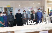 بازدید نوروزی مدیر شبکه بهداشت ملکان از بیمارستان فارابی و مراکز بهداشتی