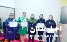 مقام سومی تیم شهرستان ملکان در مسابقات برای تونیک قهرمانی استان آذربایجان شرقی