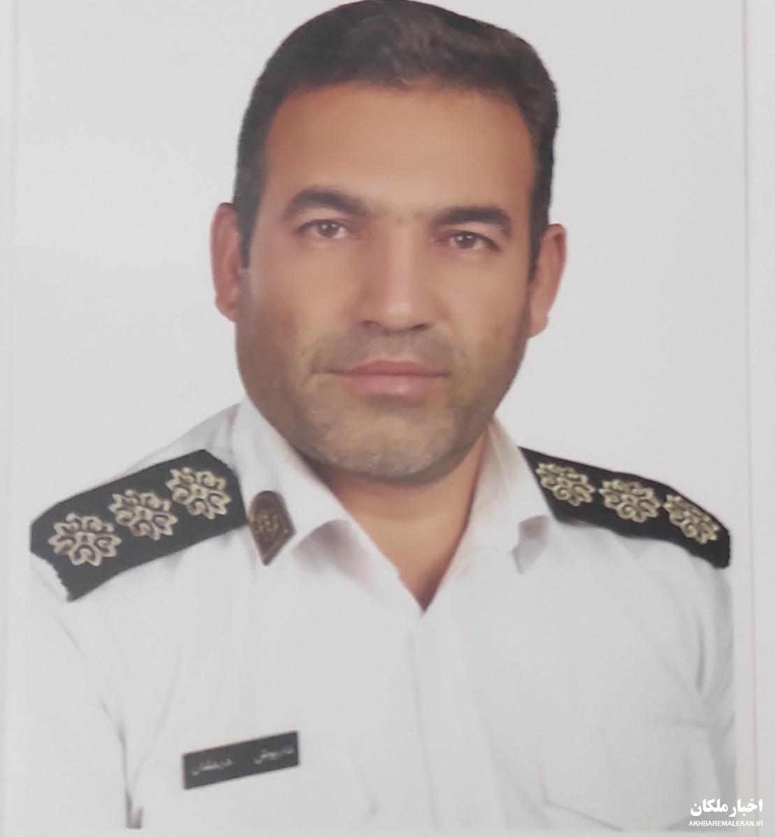 انتصاب رییس پلیس راهور شهرستان ملکان