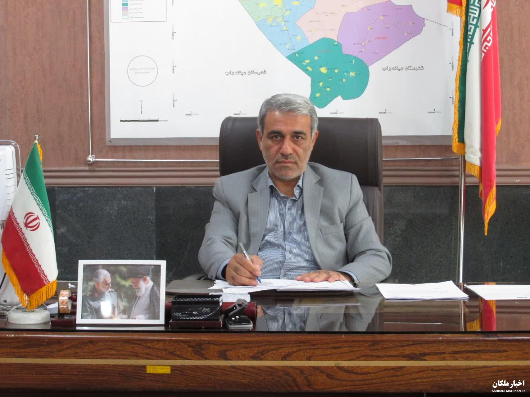 فرماندار شهرستان ملکان ۱۴ تیر روز شهرداری‌ها و دهیاری‌ها را تبریک گفت