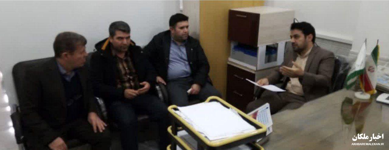 بازدید دادستان ملکان از دفاتر خدمات الکترونیک قضایی