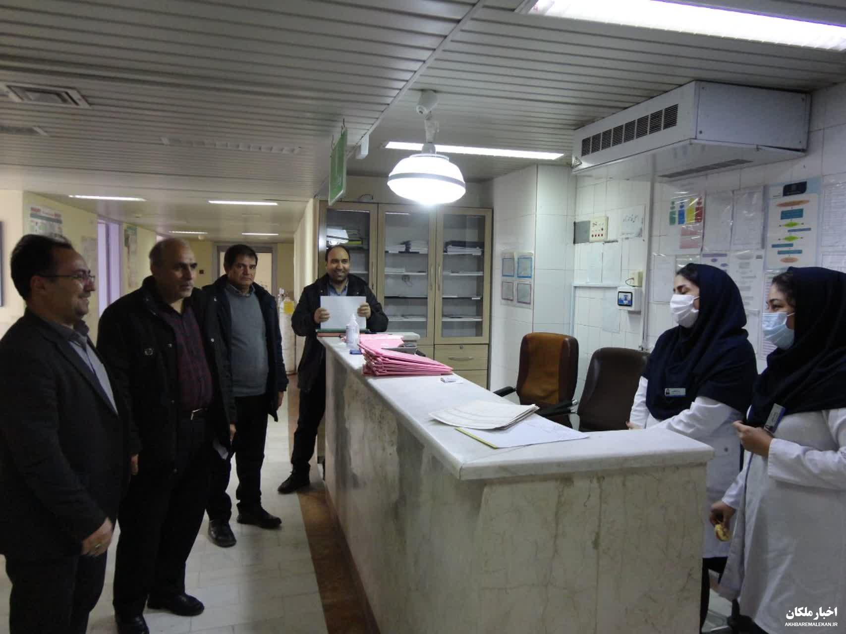 فرماندار ملکان در بازدید از بیمارستان فارابی بیان کرد: خدمات ارزشمند صورت گرفته در حوزه سلامت و درمان شهرستان ملکان قابل تقدیر است