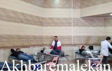 اهدای ۱۰۰ واحد خون بمناسبت هفته داوطلب در شهرستان ملکان