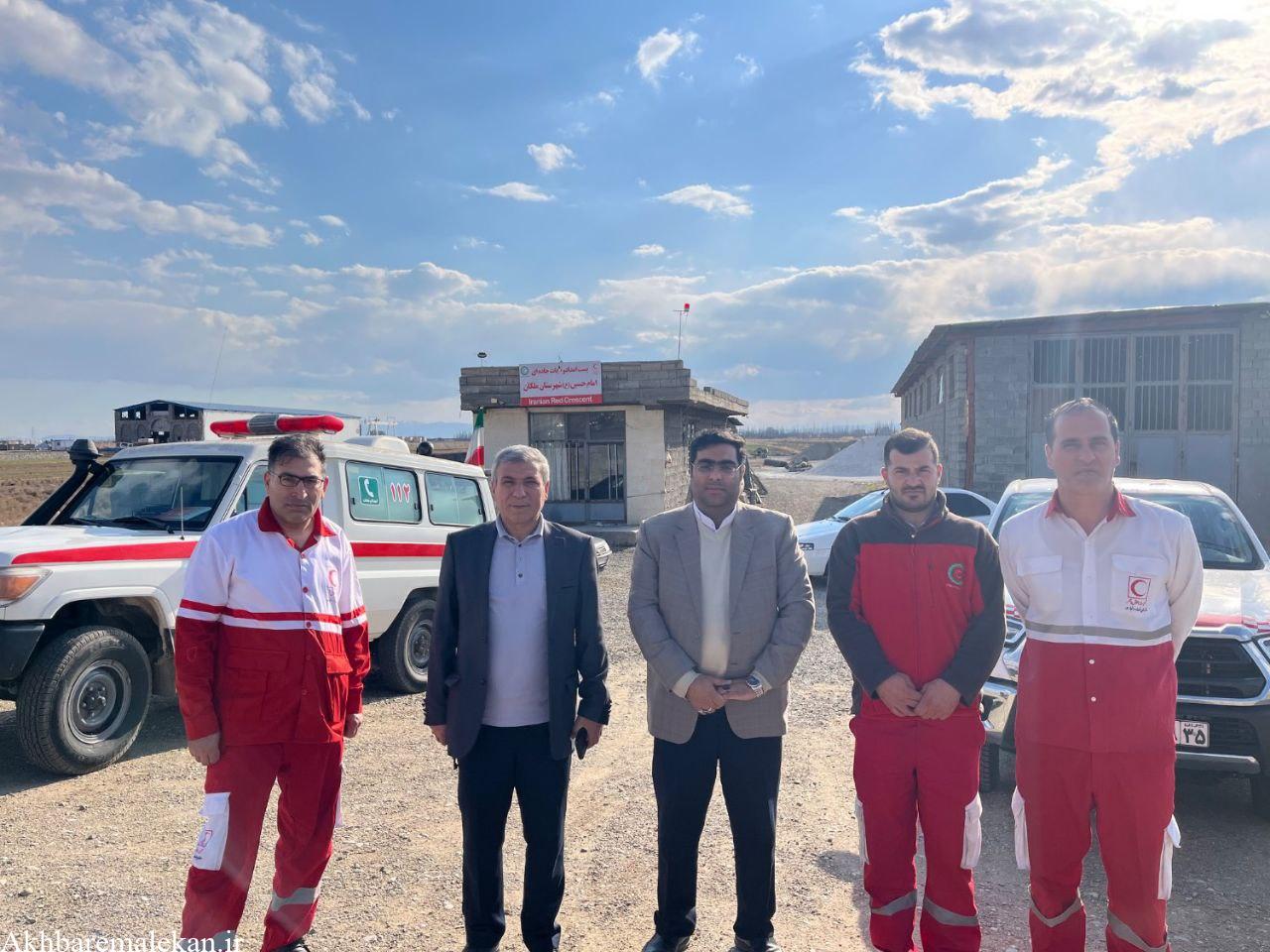 بازدید نوروزی فرماندار لیلان از پایگاه بین جاده ای شهرستان ملکان