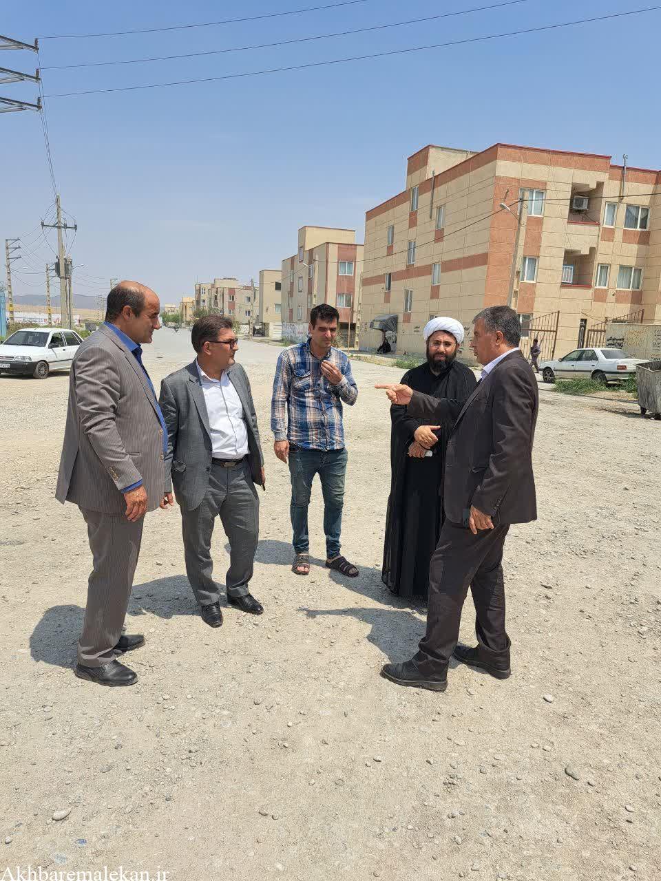 جاده ورودی مسکن مهر ملکان به زودی بازگشایی میشود