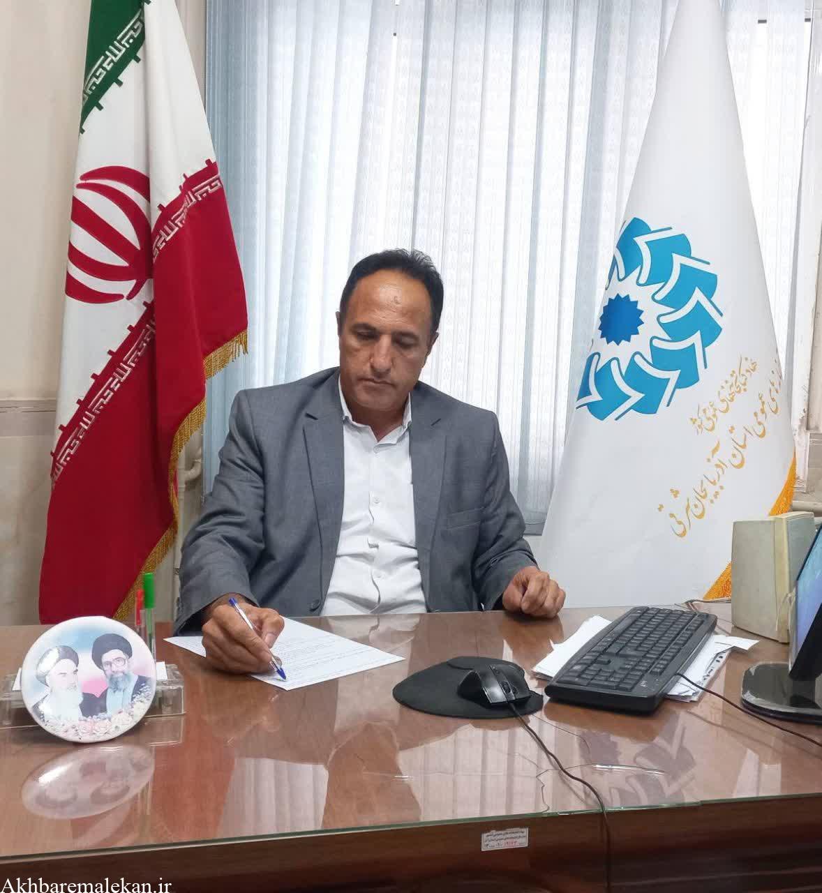 پیام تبریک رییس اداره کتابخانه‌های عمومی ملکان به مناسبت روز کتاب