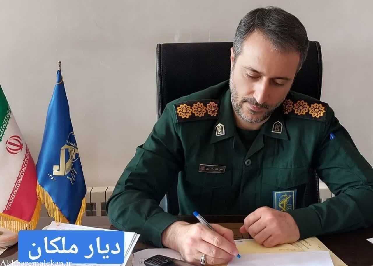پیام تبریک فرمانده سپاه ناحیه ملکان به مناسبت روز خبرنگار