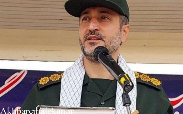 پیام تبریک فرمانده سپاه ناحیه ملکان بمناسبت هفته دفاع مقدس