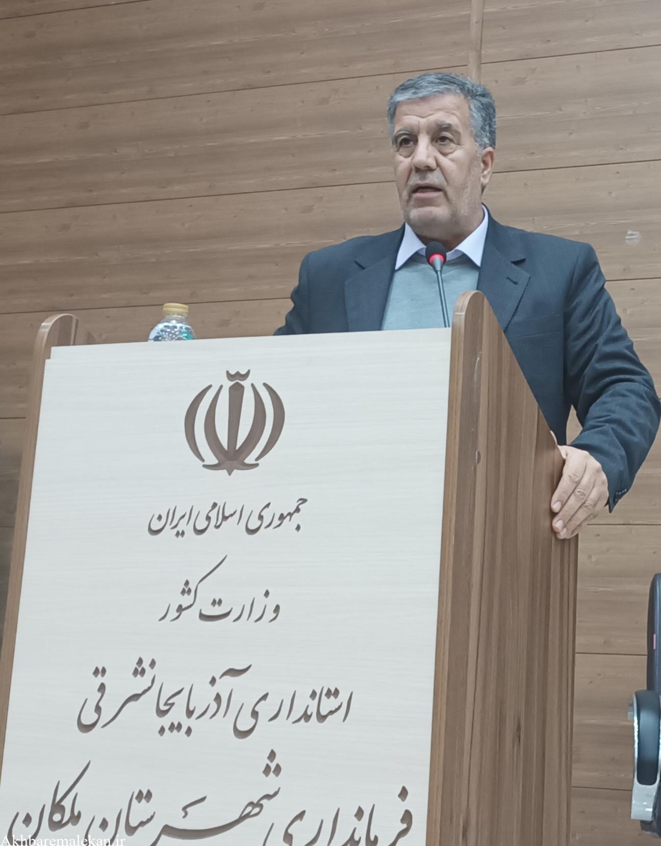بنده فرماندار همه مردم شهرستان ملکان خواهم بود و به هیچ قشر و گروه خاصی تعلق ندارم