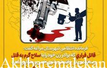 دستگیری قاتل فراری کمتر از ۸ ساعت در مراغه