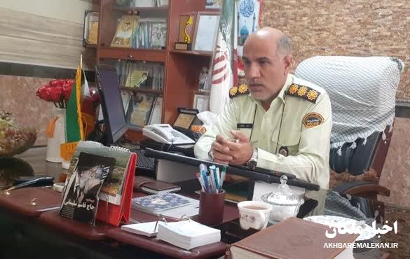 فرماندهی انتظامی ملکان در بجث کشفیات حتی با شهرستان های بزرگ برابری می کند