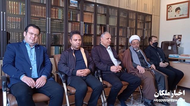 دیدار نوروزی اصحاب رسانه شهرستان ملکان با امام جمعه