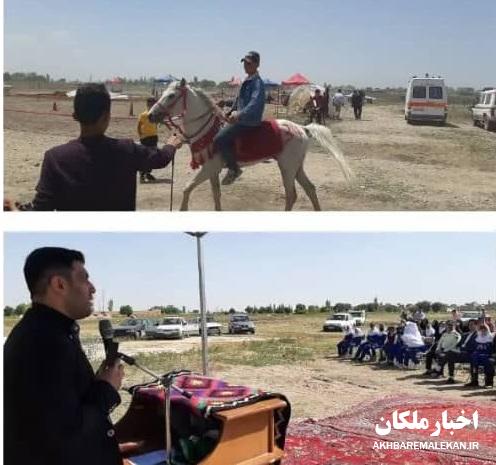 دومین دوره مسابقات سوارکاری استقامت شمال غرب کشور در شهرستان ملکان برگزار شد
