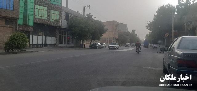 هوای ملکان برای همه گروه های سنی ناسالم است
